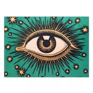 1911 Art Nouvea All Seeing Eye giclee canvas print